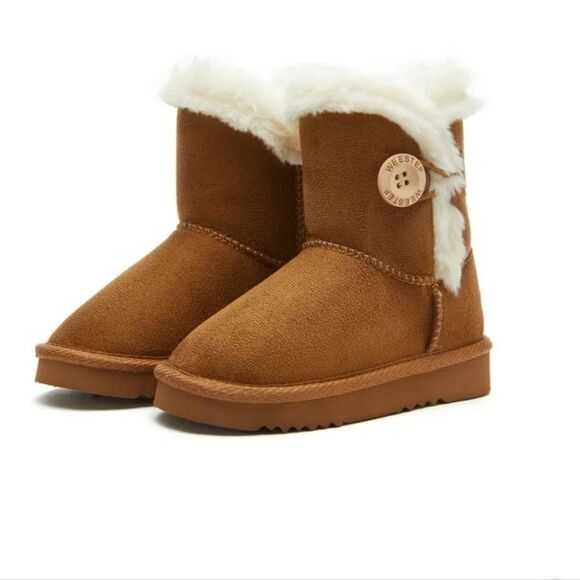 BRAND NEW KIDS KIDGETS SUEDE ANKLE BOOTIES - Picture 1 of 15